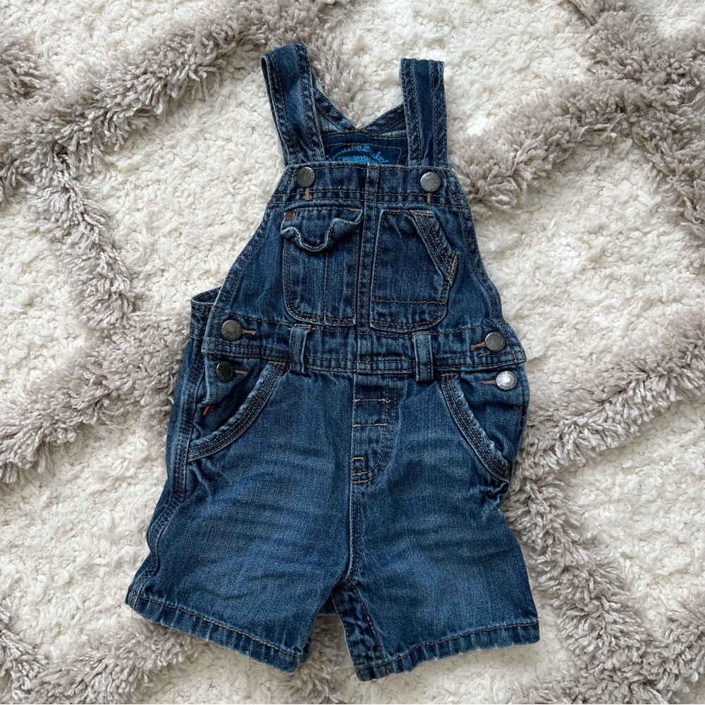 Osh Kosh denim overalls baby 9 months
